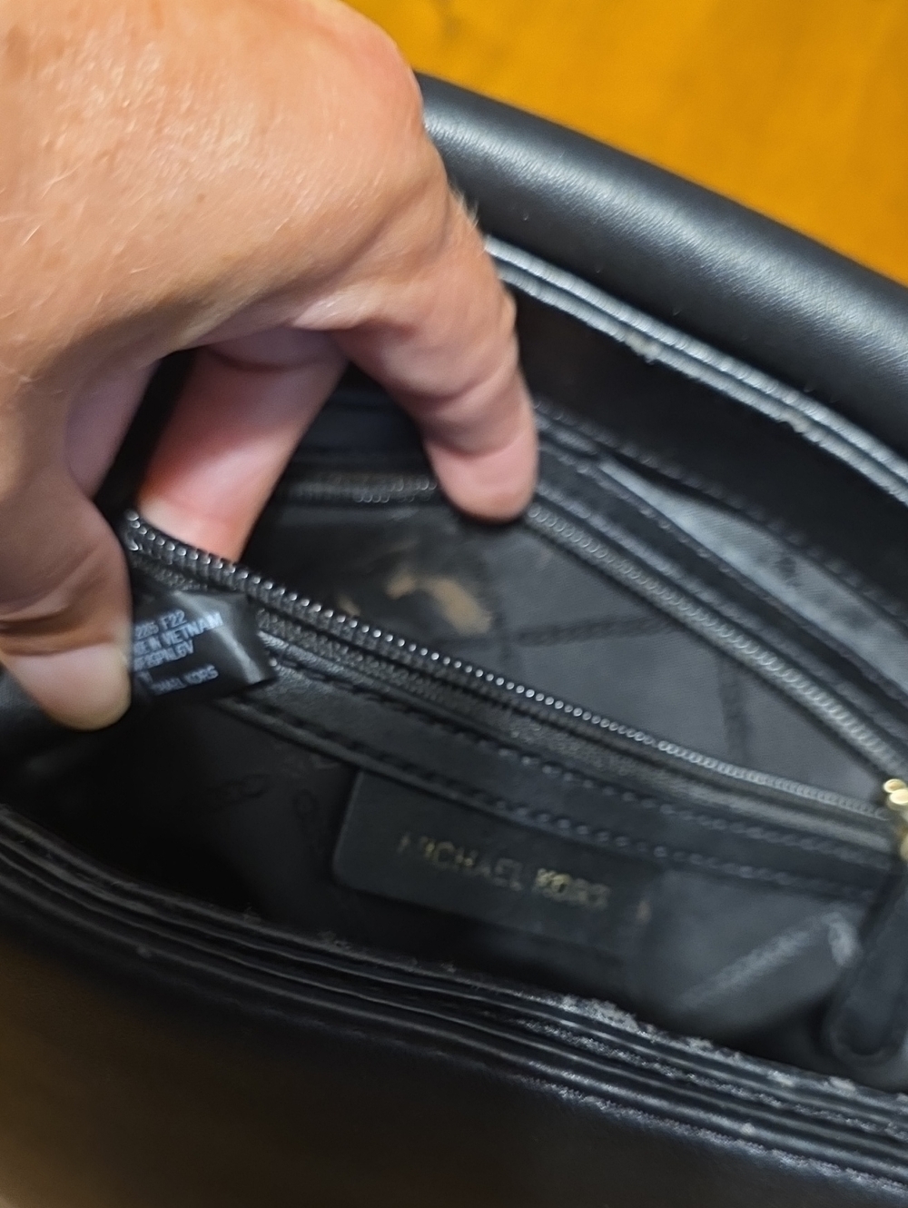 Michael Kors Black Leather Shoulder Bag - Picture 16 of 16